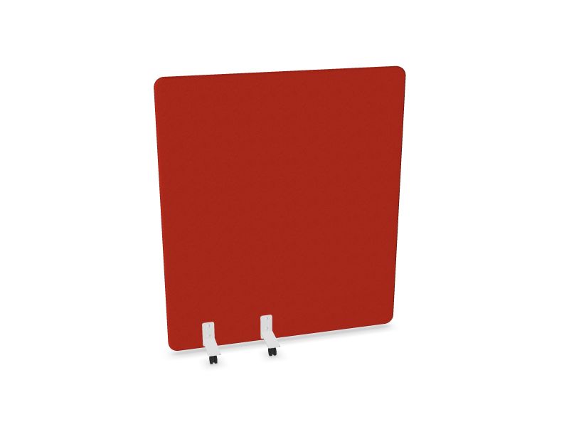 Akustiskais panelis FREE STANDING, YH5 - spilgti sarkans, E - balts