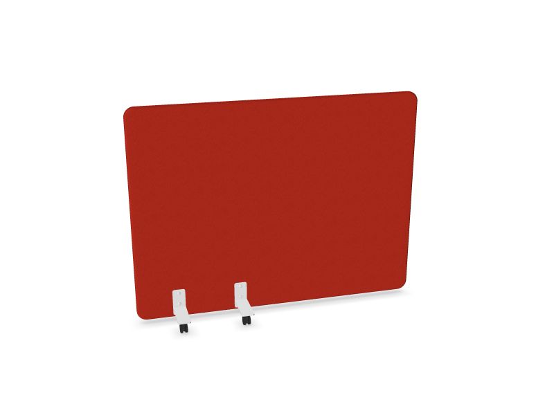 Akustiskais panelis FREE STANDING, YH5 - spilgti sarkans, E - balts