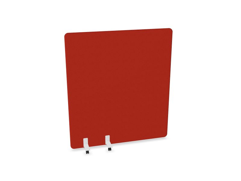 Akustiskais panelis FREE STANDING, YH5 - spilgti sarkans, E - balts