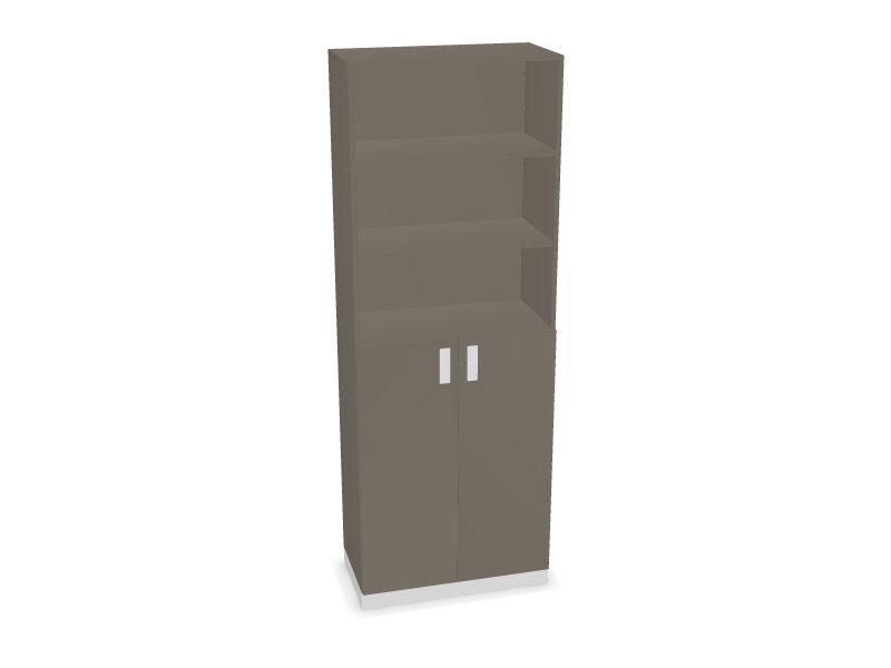 Skapis CHOICE, N2 - Kubanitas pelēks melamīns, N2 - Kubanitas pelēks melamīns, 800x420