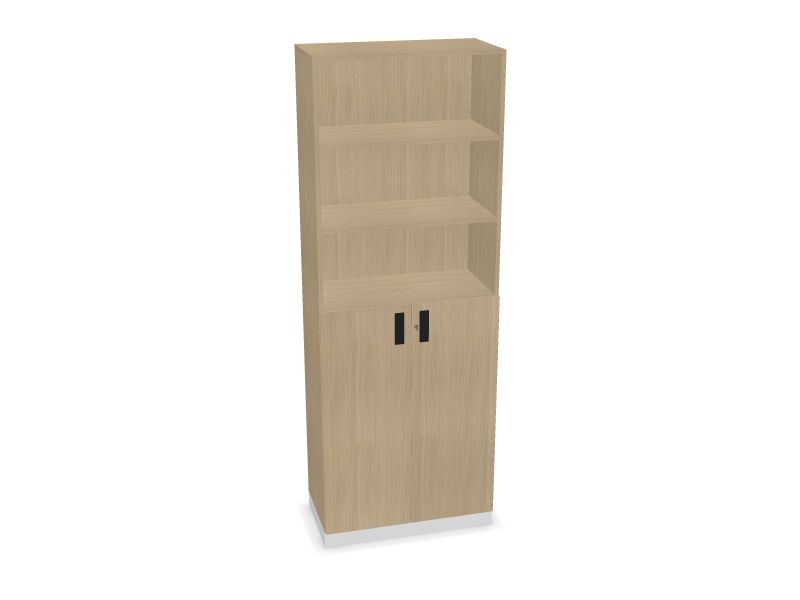 Skapis CHOICE, D1 - balināts ozola melamīns, D1 - balināts ozola melamīns, 800x420