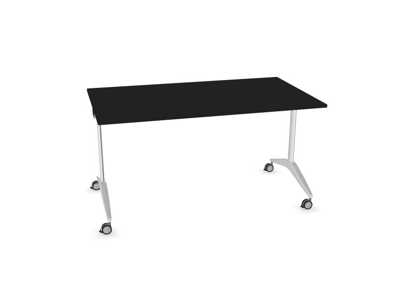 FLIP-TOP Conference table, E - White, 1400x800