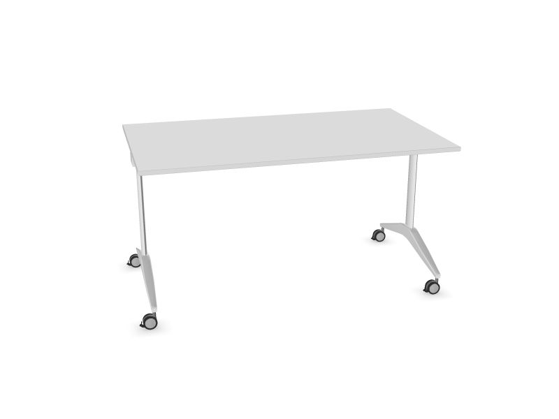 FLIP-TOP Conference table, E - White, 1400x800