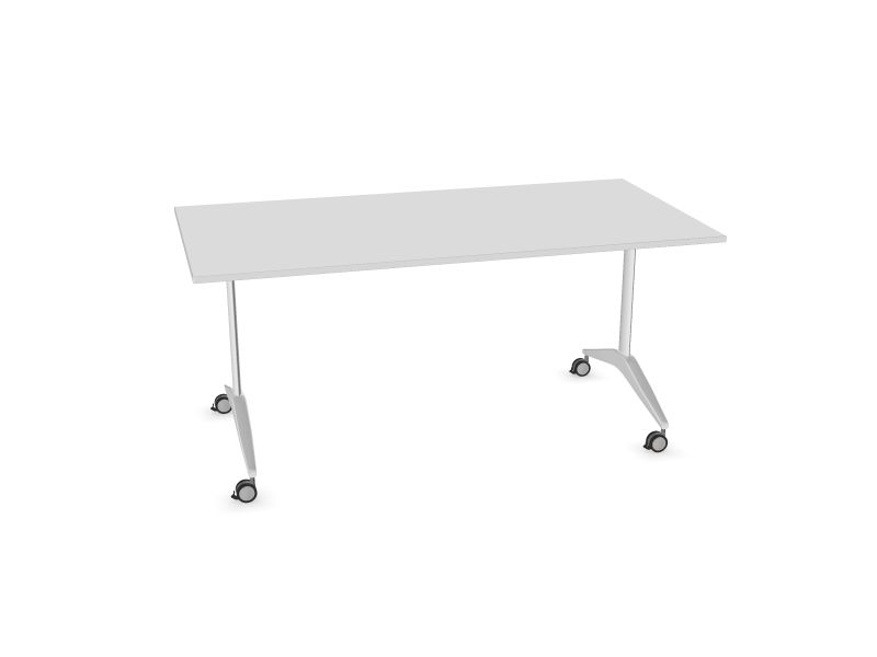 FLIP-TOP Conference table, E - White, 1600x800