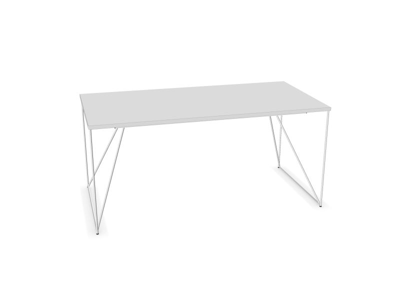 Datorgalds AIR, M1 - balts melamīns, E - balts, 1600x800