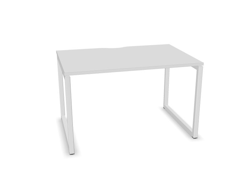 Datorgalds NOVA O, M1 - balts melamīns, E - balts, 1200x800