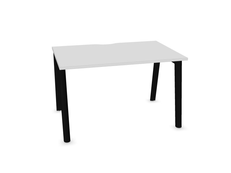 Datorgalds NOVA WOOD, W3 - pelni melnā krāsā, M1 - balts melamīns, 1200x800