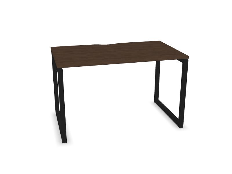 Datorgalds NOVA O, D4 - tumšs melamīna valrieksts, A - Melns, 1200x700