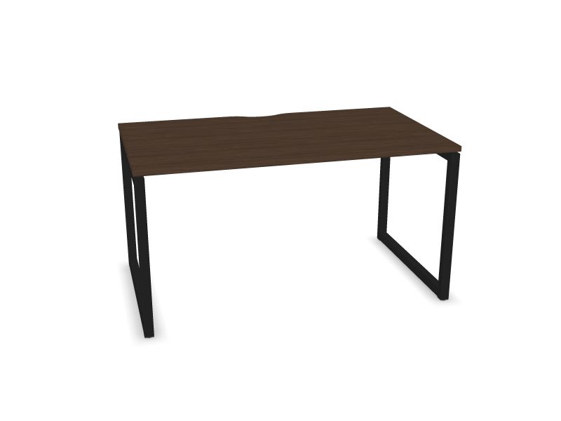 Datorgalds NOVA O, D4 - tumšs melamīna valrieksts, A - Melns, 1400x800