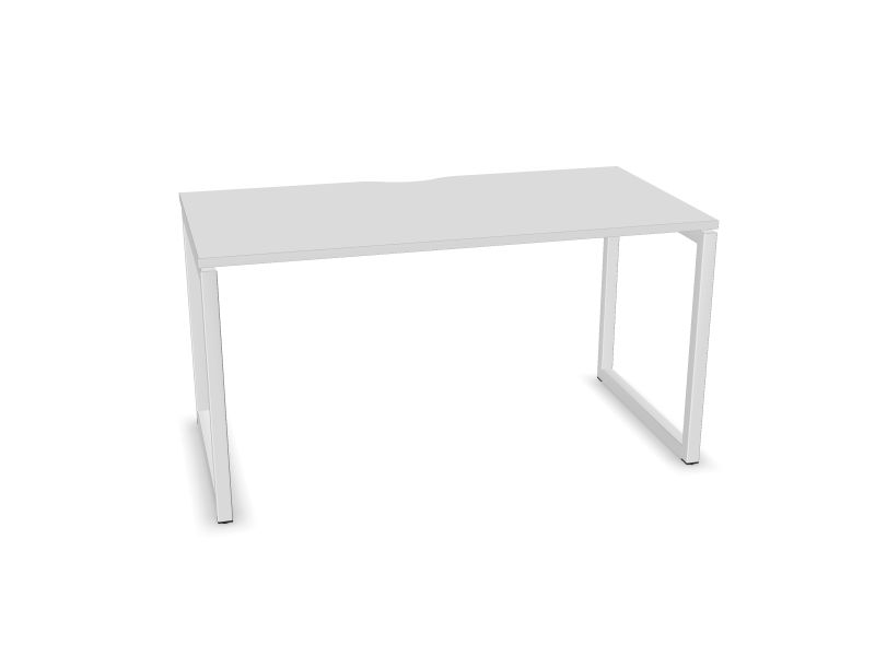 Datorgalds NOVA O, M1 - balts melamīns, E - balts, 1400x700