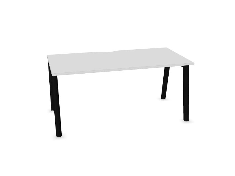 Datorgalds NOVA WOOD, W3 - pelni melnā krāsā, M1 - balts melamīns, 1600x800