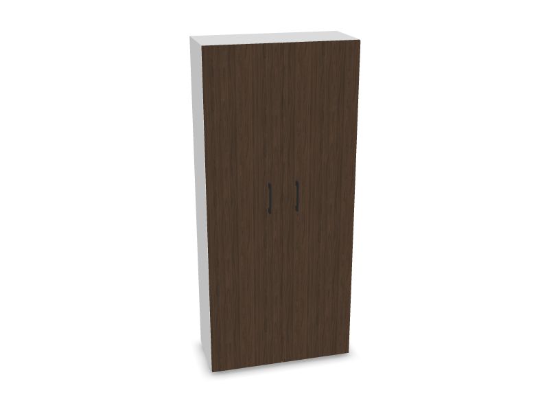 NOVA BASIC Cabinet w/o lock DNE501, M1 - balts melamīns, 800x360x1795