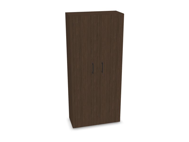 NOVA BASIC Cabinet w/o lock DNE501, D4 – tumšā valrieksta melamīns, 800x360x1795