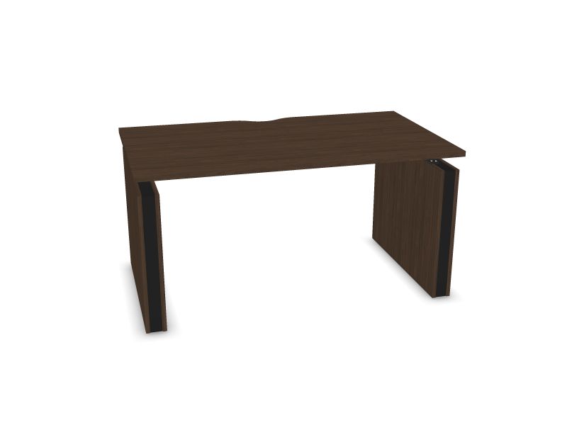 Elektriski regulējams galds MOTION, D4 - tumšs melamīna valrieksts, A - Melns, 1400x800