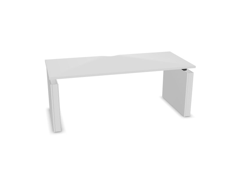 Elektriski regulējams galds MOTION, M1 - balts melamīns, E - balts, 1800x800