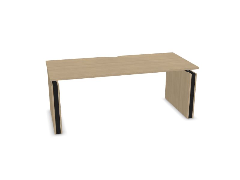 Elektriski regulējams galds MOTION, D1 - balināts ozola melamīns, A - Melns, 1800x800