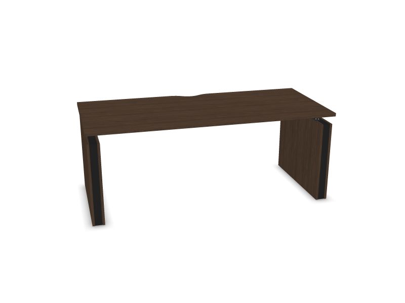 Elektriski regulējams galds MOTION, D4 - tumšs melamīna valrieksts, A - Melns, 1800x800