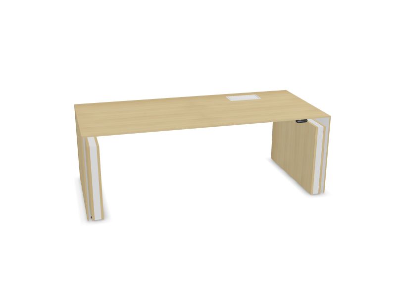 MOTION Executive 2000x900mm, KK - kļavas krāsas finieris, E - balts