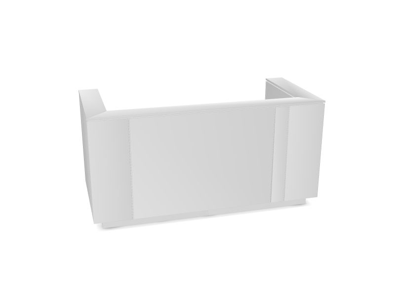 Recepcijas lete ICE, M1 - balts melamīns, M1 - balts melamīns, M1 - balts melamīns, 2204x1022