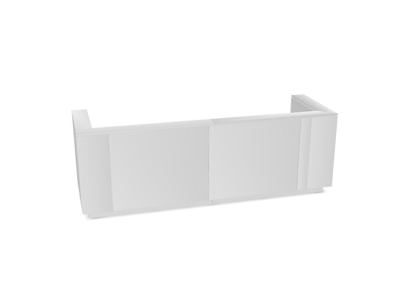 Recepcijas lete ICE, M1 - balts melamīns, M1 - balts melamīns, M1 - balts melamīns, 3214x1022