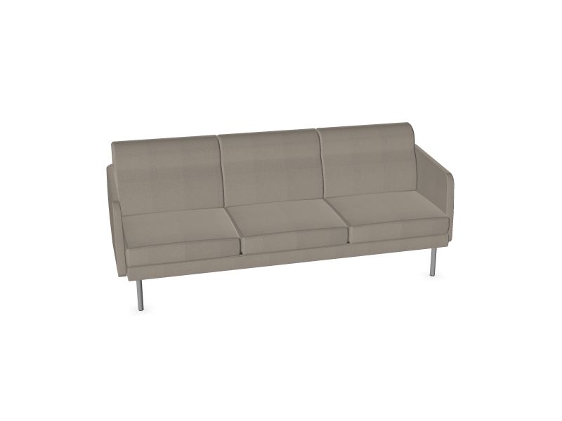 Trīsvietīgs dīvāns ARCIPELAGO, M2 - metālisks, L15 - bēšs