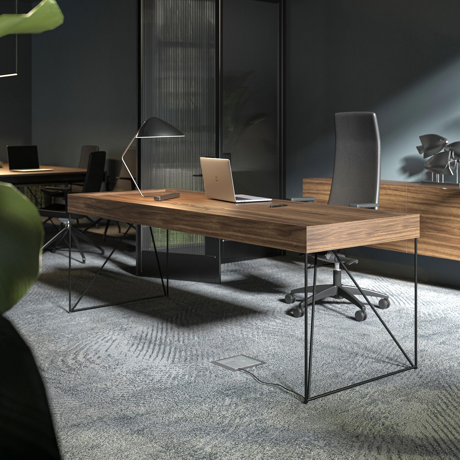 AIR Executive cabinet, AA - Oak veneer, A - Black